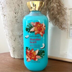 💜 Bodycology Hawaiian Beach 2-in-1 Body Wash & Bubble Bath, LARGE